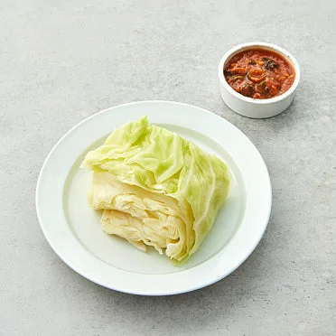 양배추찜과 쌈장